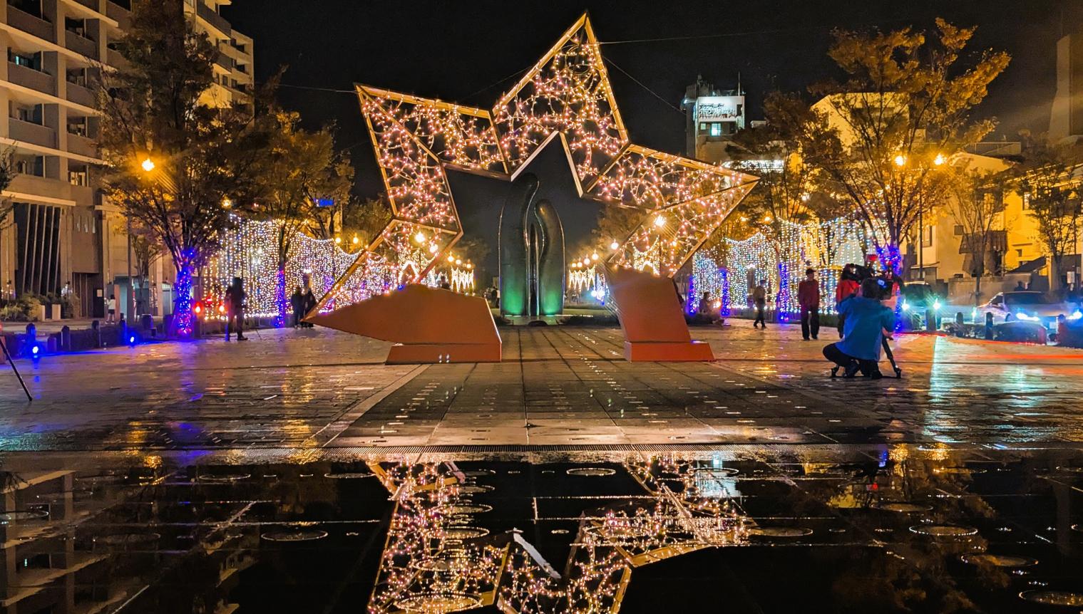 みなと大通り公園イルミネーション-1