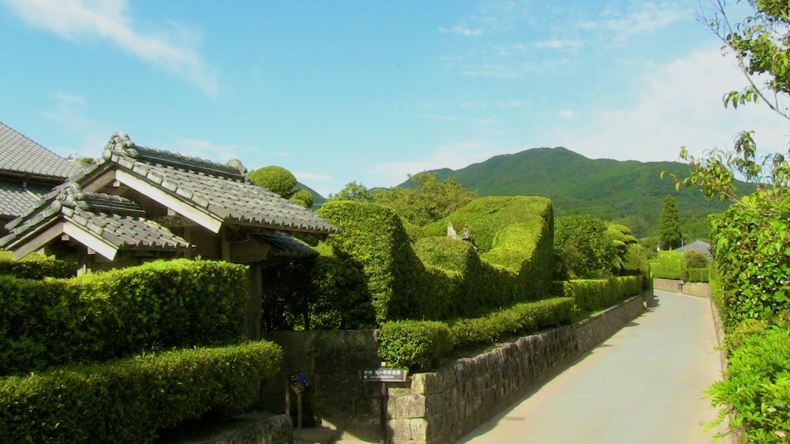 知覧武家屋敷庭園-1