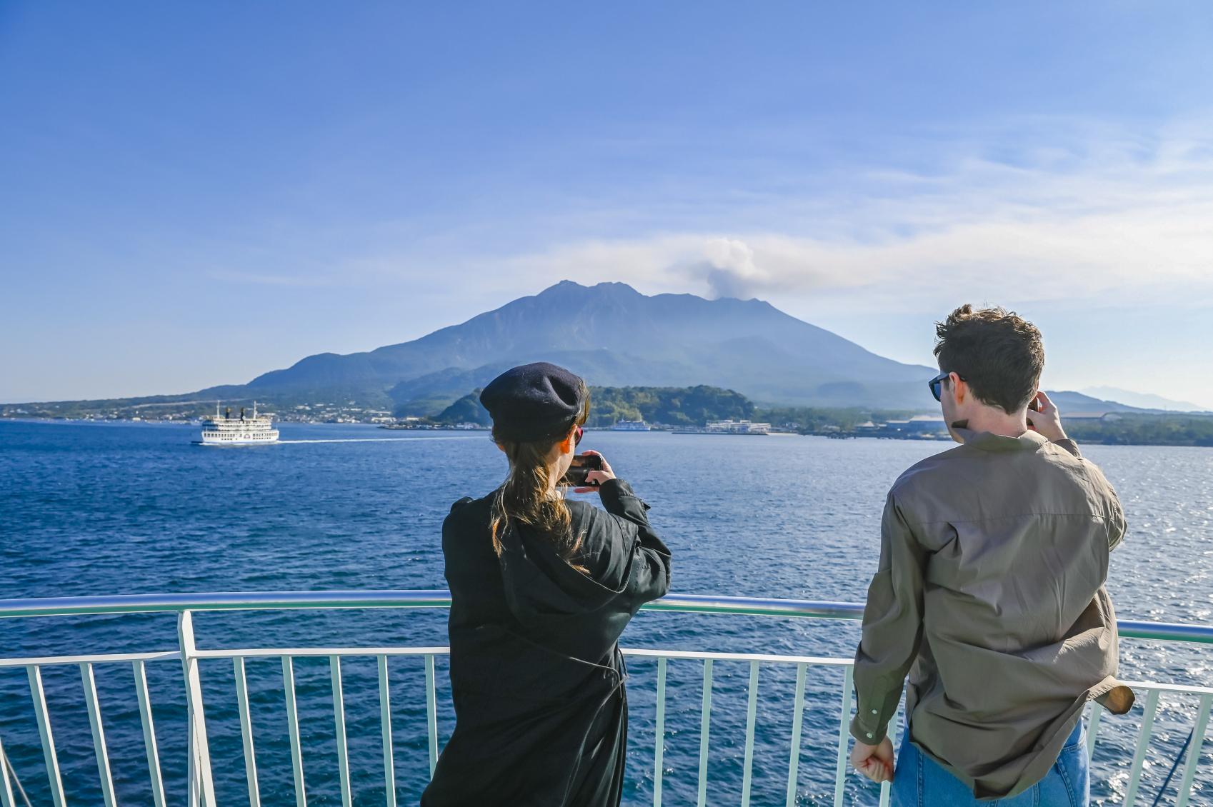 A special Sakurajima Ferry route-0