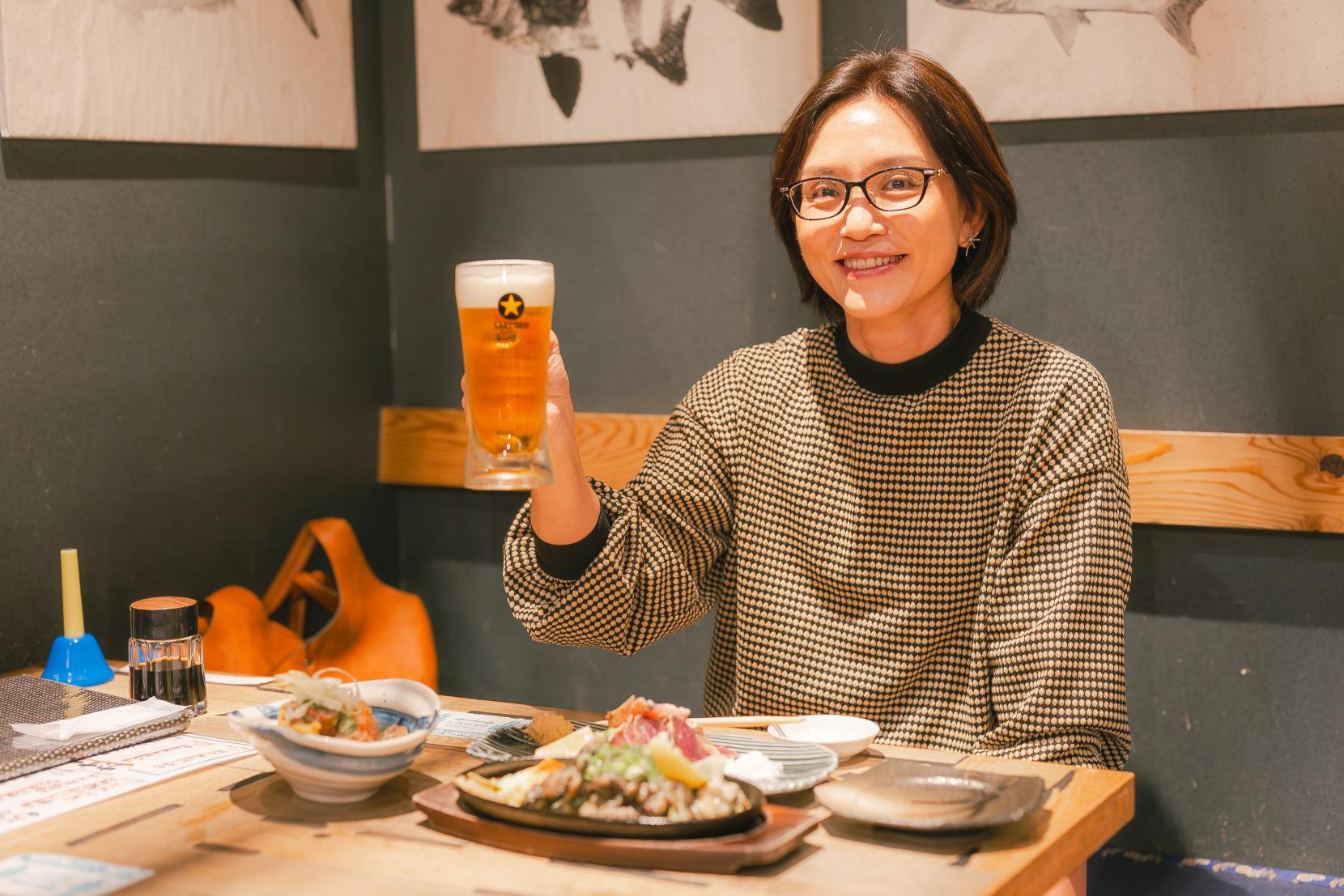 在炭火烧烤的专门店品尝鹿儿岛的美食-3