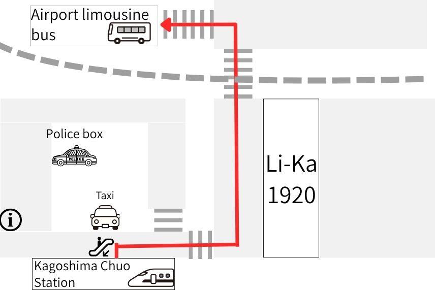 How to get there from street level-0