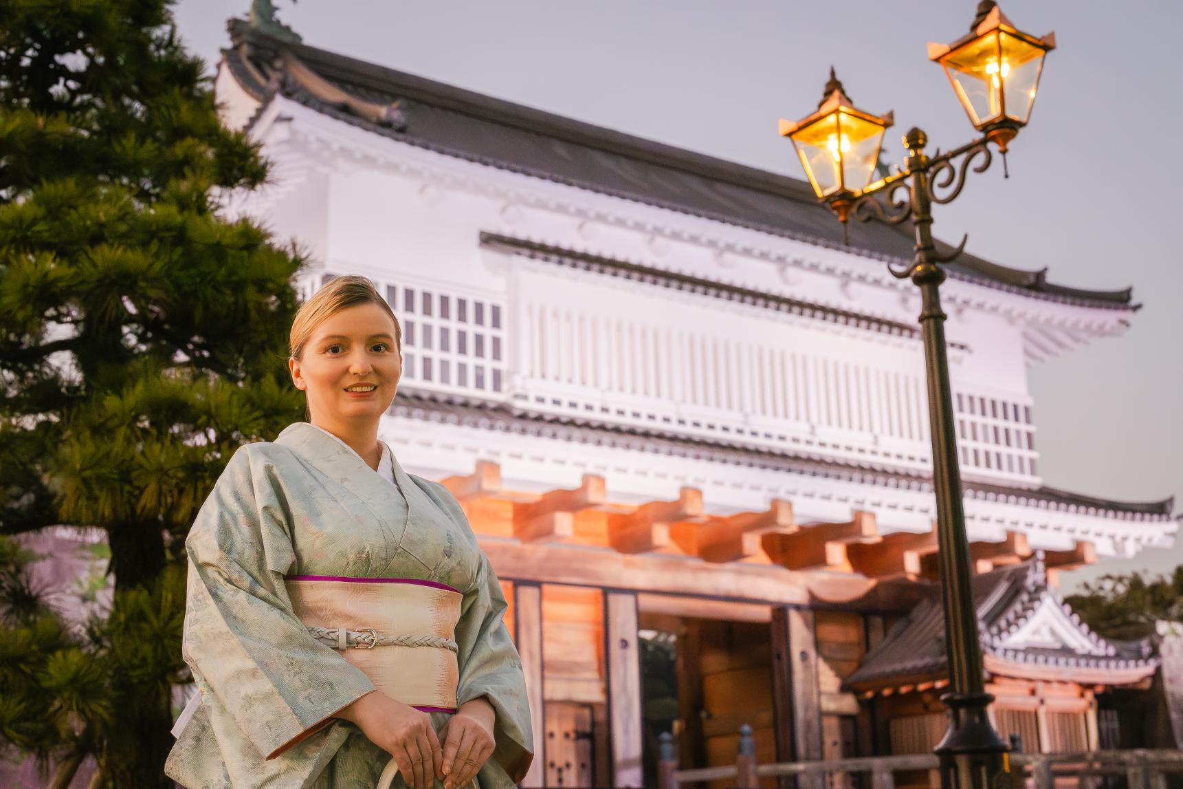 ‘가고시마의 밤을 즐기는 거리 산책’-1