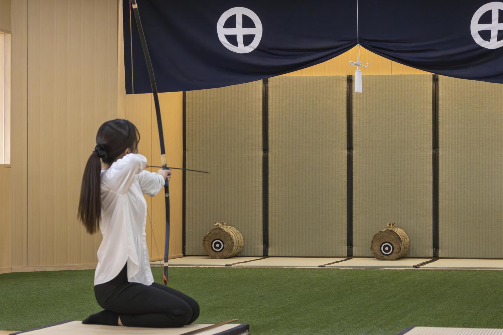 四半的（弓矢体験）　-3