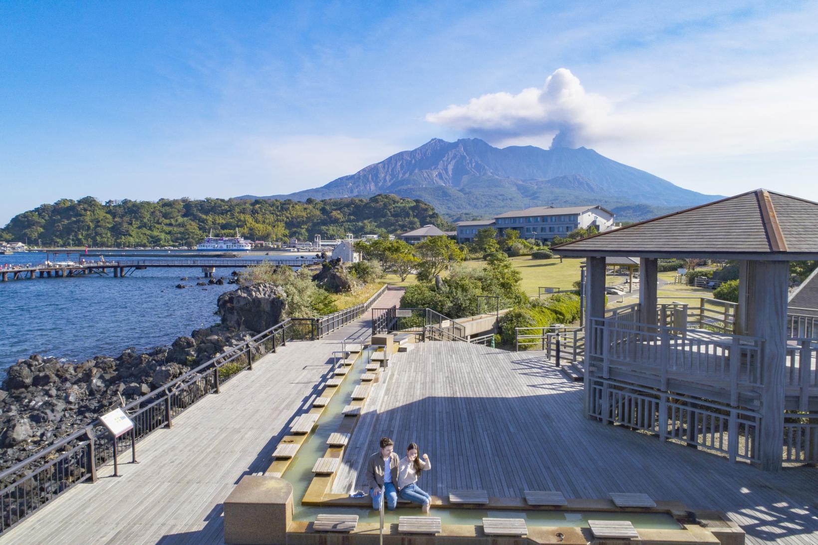 “Sakurajima” Yogan Nagisa Park Footbath-1