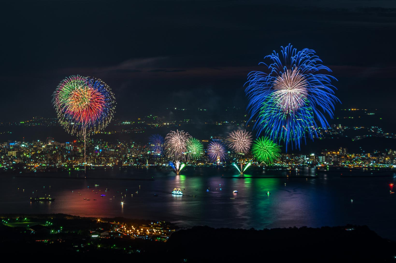 鹿兒島錦江灣夏夜大花火大會-8