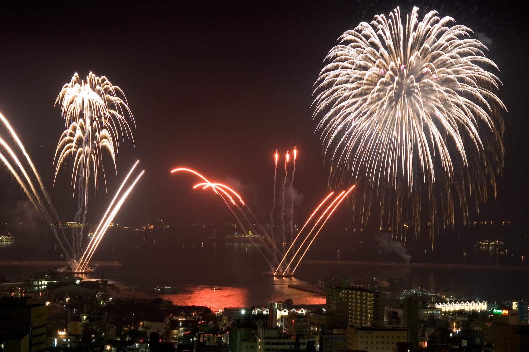Kagoshima Kinko Bay Summer Night Fireworks Festival-3