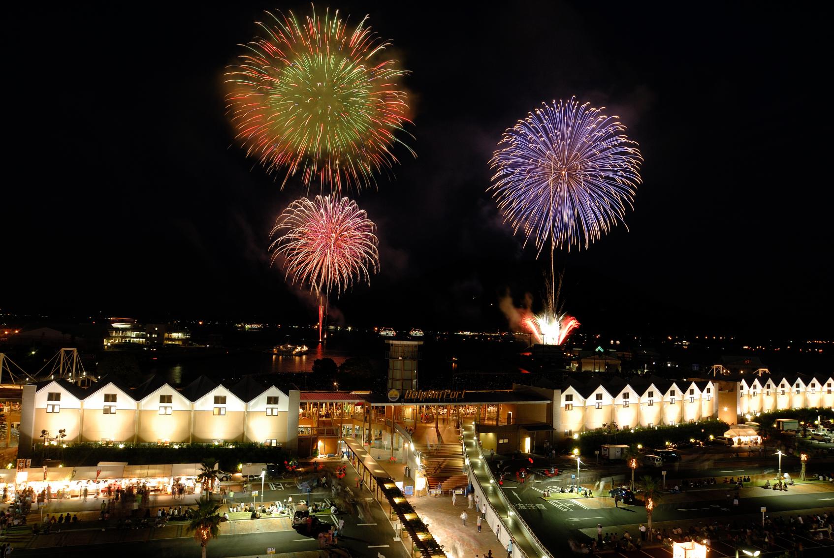 Kagoshima Kinko Bay Summer Night Fireworks Festival-5