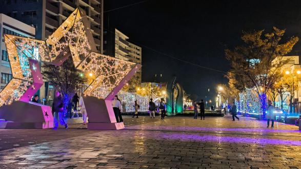 미나토 오도리 공원 일루미네이션-0