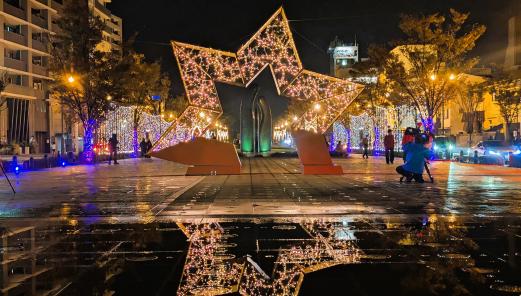 미나토 오도리 공원 일루미네이션-1