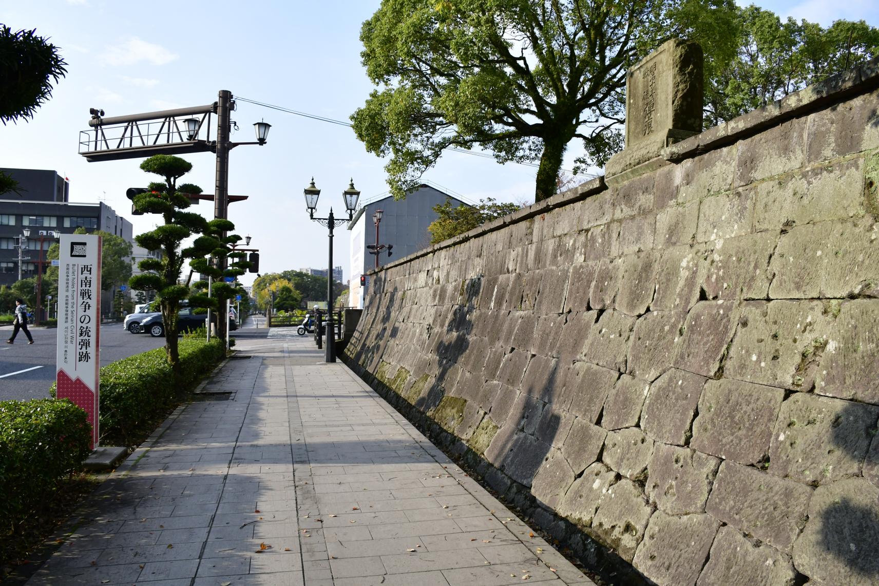 西南戦争の銃弾跡 観光スポット 公式 鹿児島市の観光 旅行情報サイト かごしま市観光ナビ