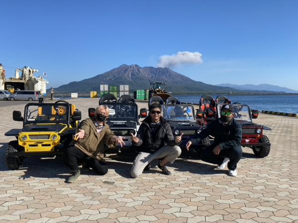 Freely touring around Kagoshima in a mini Jeep-2