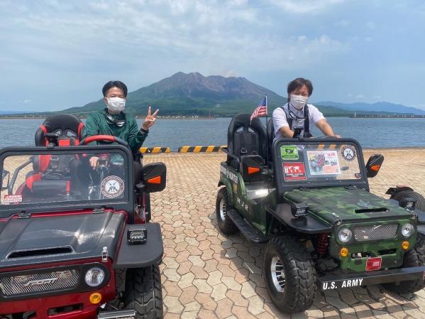 Freely touring around Kagoshima in a mini Jeep-0
