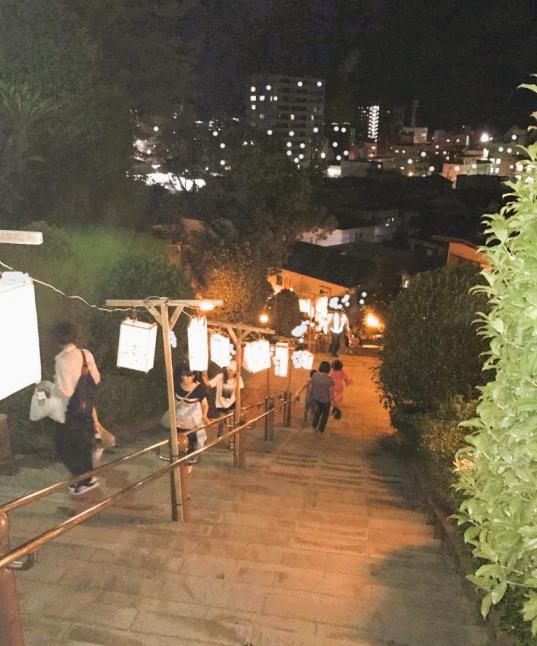 南洲神社　六月灯-2