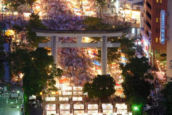 照國神社　六月灯-1